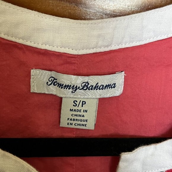 Tommy Bahama Womens Pink Linen Shift Dress Size Small - Picture 7 of 10